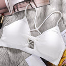 Yoga Bra Women Padded Sports Bra, Size:One Size(White)