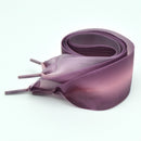 Gradient Color 4cm Width Satin Silk Ribbon Shoelaces Sneaker Sport Shoes White Shoes Laces, Length:60cm(Pink Purple)