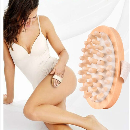 5 PCS Soothing Body Massage Brush Wood Balloon Cushion Massager