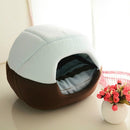 Autumn and Winter Warm Pet Nest Universal Removable Washable Pet Sleeping Bed, Size: M 45x38cm(Blue)