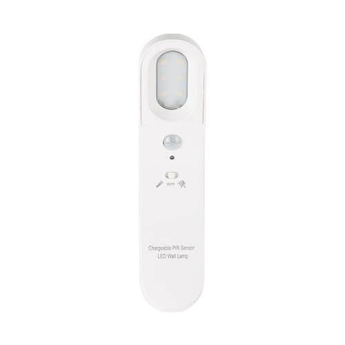 Human Body Induction USB Night Light Light Control Smart Home LED Wall Lamp Bedroom Bedside Lamp White Light 6500K( White)