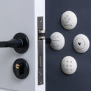 4 PCS Door Handle Anti-collision Sticker Wall Refrigerator Bumper Anti-collision Door Sticker Protection Pad(White)