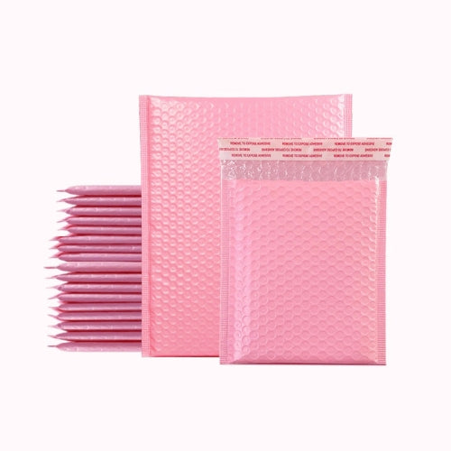 50 PCS Pink Co-Extrusion Film Bubble Bag Logistics Packaging Thickened Packaging Bag, Size:35x45cm