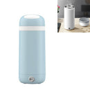 Travel Home Dormitory Folding Portable Mini Hot Kettle Boiling Cup CN Plug(Blue)