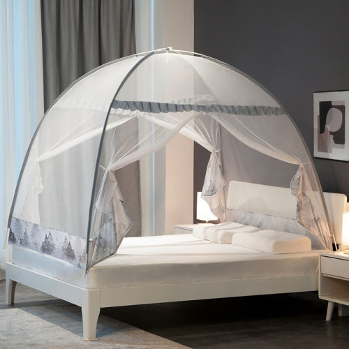 Simple Pop-up Foldable Yurt Mosquito Net, Size:1.5x2.0 Meters(Deep Forest)