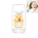 Children Sonic Electric Toothbrush Automatic U-shaped Electric Toothbrush, Age:2-6 Years Old(Yellow)