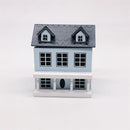 Dollhouse 1:12 Mini House Cute Pocket Villa(Blue )