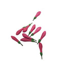 10 PCS 1:12 Mini House Toy Simulation Eggplant Vegetable Kitchen Decoration(Purple)