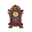 1:12 Mini House Toy Simulation Classical Retro Vintage Clock(Mahogany)