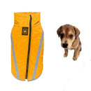 Dog Reflective Strip Coat Jackets Winter Waterproof Warm Dog Vest, Size: 3XL(Yellow)