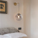 E27 LED Children Room Wall Lamp Living Room TV Wall Crystal Lamp, Gold 15cm(Without Light Source )