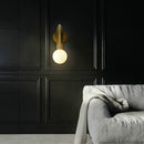 Bedroom Bedside Balcony Aisle Bronze Creative Wall Lamp, Power source: Three-color Dimming 5W(Wrought Iron Plating Bronze )
