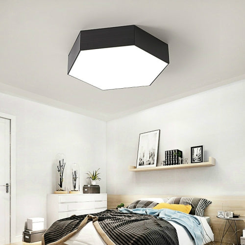 Simple Living Room Aisle Stainless Steel Ceiling Lamp with 5W White Light LED( Black )