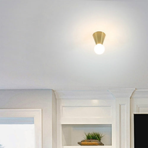 Simple Creative Brass Corridor Ceiling Lamp without Light Source(Gold )