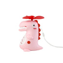 Cute Girl Heart Creative Dinosaur Children Student Portable Handheld Mini USB Small Fan(Pink)