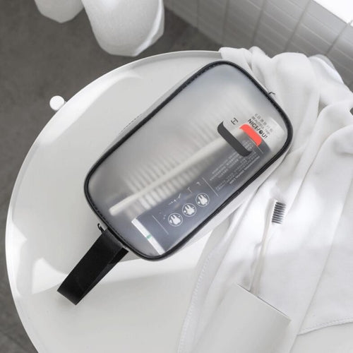 Portable Wash Bag Waterproof Shower Portable Cosmetic Bag Swimming Bag, Style:Large Hand Bag