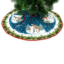 2 PCS Christmas Cloth Cartoon Christmas Tree Bottom Decoration Tree Skirt, Size:90x90cm(Elk)
