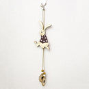 Pendant Easter House Name Creative Rooster Rabbit Bird Wooden Charm(Rabbit )