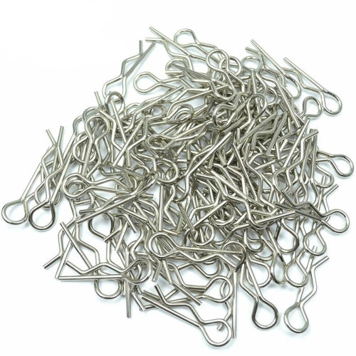 1000 PCS / Pack Stainless Body Shell Clip Pin Electric Oil Truck Universal R Buckle, Specification:Large (1/8 car)