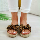 Women Slippers Sommer Torridity Slipper, Size:41(Leopard)