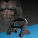 Four-wheeled I-shaped Push-up Bracket Household Exercise Fitness Equipment(Blue)