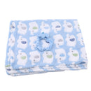 Cartoon Elephant Shape Soft Baby Blankets(Blue)