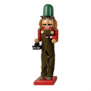 Wood Man Desktop Decoration Christmas Decoration Gift, Style:Bib pants