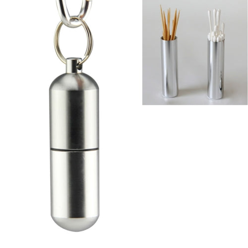 Portable Toothpick Holder Creative Cigarette Case Metal Storage Box, Size:L