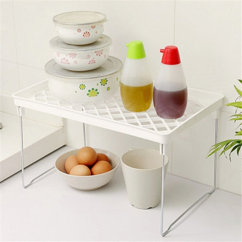 Foldable Storage Rack Shelf Kitchen Storage Holder Organizer, Style:S