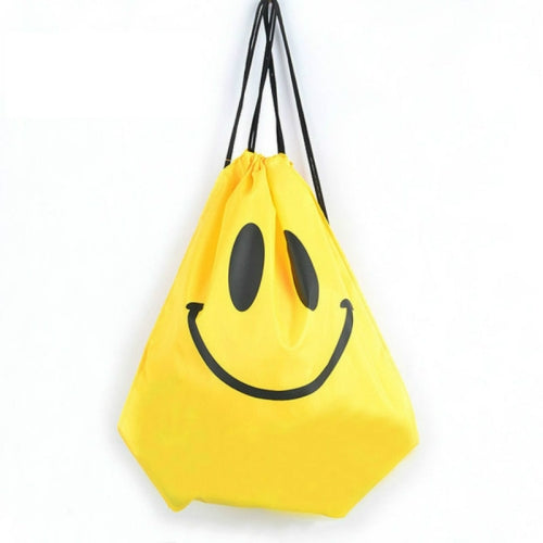 2 PCS Drawstring Pocket Clothing Bag Waterproof Beach Storage Bag(Yellow)