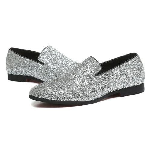 Men Leg Breathable Shoes, Size:41(Silver)