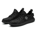 Anti-smashing Steel Toe Cap Safety Protection Labor Insurance Work Shoes, Size:46(Black)