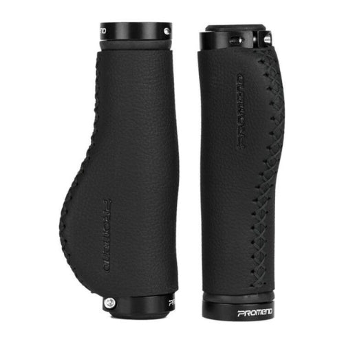PROMEND Mountain Bicycle Sponge Leather Anti-Skid Grip Ergonomic Handle(All black line)