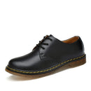 Shrimp Skin Martin Boots Casual Shoes for Men and Women, Size:41(Black)