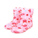 Children Shoes PVC Rubber Kids Baby Cartoon Rain Boots Waterproof Water Shoes, Size:25(Pink Bear)