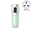 Home Laser Hair Removal Apparatus Mini Portable Photon Skin Rejuvenation Hair Removal Apparatus, Specification:UK Plug(Green)