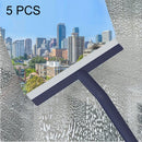 5 PCS Wiper Artifact Office Home Bathroom Floor Soft Plastic Glass Wiper Cleaning Tool(Violet Blue)