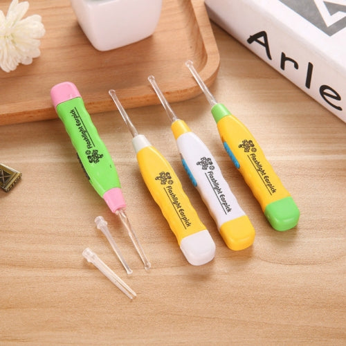 5 PCS Children Luminous Ear Pick Spoon Anti-slip Ear Cleaner(Random Color Delivery)