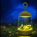 Micro Landscape Plant Light Santa Gift Charging Touch Induction Night Light Bedside Feeding Night Light(Butterfly)