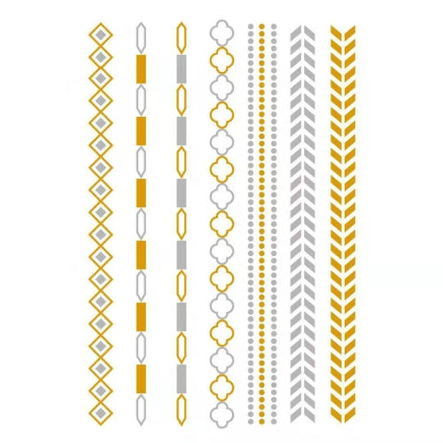 2 PCS Waterproof Hot Stamping Temporary Tattoo Sticker(YH-067)