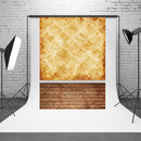 1.5m x 2.1m Pattern Vintage Wooden Board Baby Photo Background Cloth