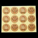 10 PCS Christmas Baking Stickers Kraft Sealing Tape, Size:3.5cm in Diameter(Santa Claus)