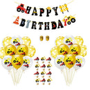 Construction Tractor Inflatable Air Balloons Birthday Excavator Vehicle Banners Baby Shower Kids Boys Birthday Party Supplies, Suit:Suit Seven