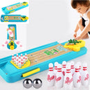 Children Mini Desktop Bowling Toy Set Multicolor Indoor Education Board Game