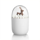 Creative Animal Plant Shape Toothpick Cotton Swab Storage Box Elk