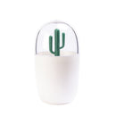 Creative Animal Plant Shape Toothpick Cotton Swab Storage Box Small Size Cactus