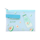 L0028 Avocado TPU File Bag Storage Folder Waterproof Papers Portfolio Student Stationery, Size:S(Cactus)
