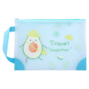 L0028 Avocado TPU File Bag Storage Folder Waterproof Papers Portfolio Student Stationery, Size:L(Hang Out)