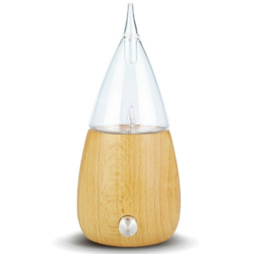 Waterless Diffuser Essential Oil Spray Wood Glass Aromatherapy Air Humidifier, Plug Type:US Plug(Light Wood Grain)