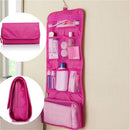 Travel Season Portable Folding Washable Makeup Storage Bag(Pink)